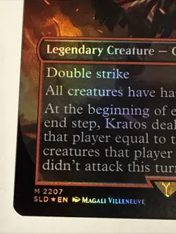 2025 Wizards Of The Coast Kratos, God of War - Borderless 2207 FOIL - Image 5