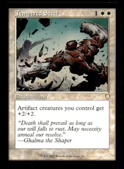 Tempered Steel LP Light Play Brother's War MTG [11922] - Image 1