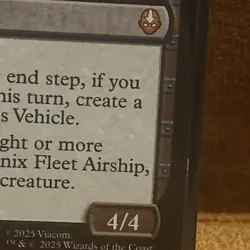MTG Phoenix Fleet Airship Avatar The Last Airbender NM/LP - Image 2