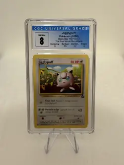 2000 Pokemon Promo #7 - Jigglypuff - Black Star - CGC 8 - Image 1