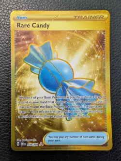 Rare Candy - 256/198 Scarlet & Violet Base Set (Pokemon) Golden Hyper Rare - Image 1