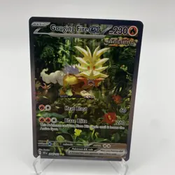 Pokemon TCG Gouging Fire ex 204/162 Temporal Forces Special Illustration Rare - Image 1