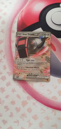 Iron Treads EX 143/198 Scarlet Violet Pokemon SV1 Ultra Rare - Image 1