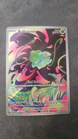 Pokemon Bulbasaur Holo Card Mega Evolution 133/132 ME01 - Image 1