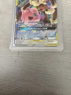 Pokemon TCG Mega Lopunny & Jigglypuff GX 165/236 Cosmic Eclipse 2019 Tag Team - Image 2