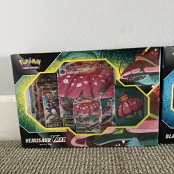 Pokemon Blastoise And Venusaur VMAX Battle Box Set Never Opened - Image 2
