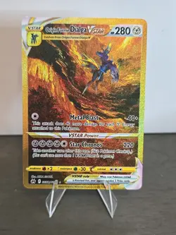 Origin Forme Dialga VSTAR GG68/GG70 Pokemon Crown Zenith: Galarian Gallery Holo - Image 1