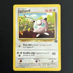 [NM+] Pokemon TCG Jigglypuff Black Star Promo Card WOTC No.7 Vintage 1999 [B] - Image 1