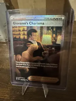 Pokemon TCG Giovanni's Charisma 204/165 - Image 1