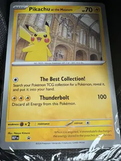 Pikachu At The museum Promo Sealed Pokemon x National History Museum - Image 1