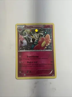 HD RARE SWIRL - FLOETTE - XY139 - Cosmos Holo TCG Pokemon NM RARE - Image 2