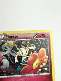 HD RARE SWIRL - FLOETTE - XY139 - Cosmos Holo TCG Pokemon NM RARE - Image 3
