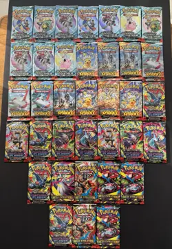 Pokemon 10x Phantasmal Flames, 10x Surging Sparks, 6x Mega - 36 Booster Pack Lot - Image 1