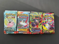 Pokemon 10x Phantasmal Flames, 10x Surging Sparks, 6x Mega - 36 Booster Pack Lot - Image 3