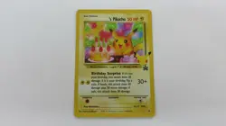 2021 CELEBRATIONS BIRTHDAY PIKACHU 25TH ANNIVERSARY POKEMON #24 BLACK STAR PROMO - Image 1