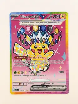 Pokemon Pikachu EX SIR 277/217 Ascended Heroes FULL ART - Image 1
