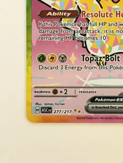 Pokemon Pikachu EX SIR 277/217 Ascended Heroes FULL ART - Image 4