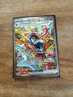 Greninja ex - 214/167 - Pokemon Twilight Masquerade Special Illustration Rare NM - Image 1