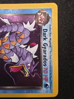 Pokemon Dark Gyarados 8/82 Team Rocket Prerelease Promo Holo 70HP - Image 4
