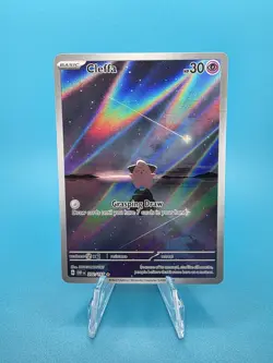 Pokemon TCG S&V Obsidian Flames Cleffa Illustration Rare OBF 202/197 NM/M Holo - Image 1