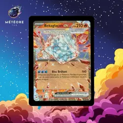 Carte Pokemon Bekaglacon EX 042/197 OBF Flammes Obsidiennes FR Neuve - Image 1