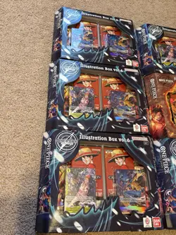 One Piece Illustration Box’s Vol.5 (1) & Vol.6 (8) LOT OF 9. NEW IN BOX SEALED. - Image 5
