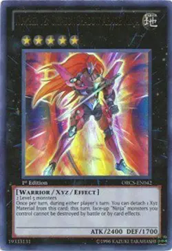 Number 12: Crimson Shadow Armor Ninja-Ultra Rare - 1st Edition - ORCS-EN042 -... - Image 1