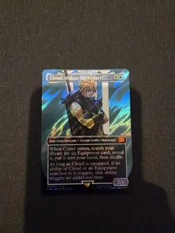 Cloud Midgar Mercenary Surge Foil Borderless English MtG Final Fantasy - Image 1