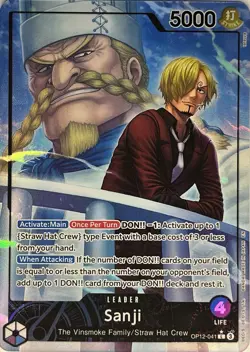 Sanji AA Leader OP12-041 - Legacy of The Master - One Piece TCG - Image 1