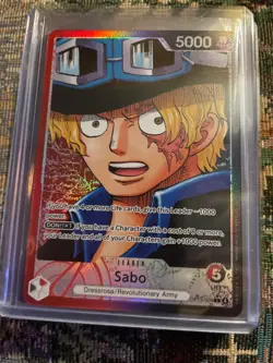Sabo OP13-004 Leader Alt Art | NM | Carrying on His Will | One Piece TCG | EN - Image 1