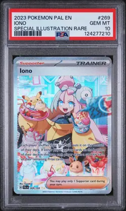 PSA 10 Iono 269/193 SV Paldea Evolved Special Illustration Rare Pokemon TCG - Image 1
