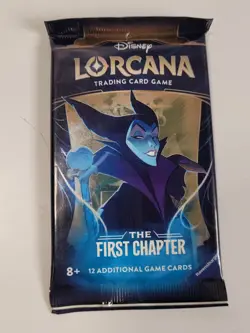 1x Sealed Disney Lorcana The First Chapter Booster Pack (Maleficent Ver.) - Image 1