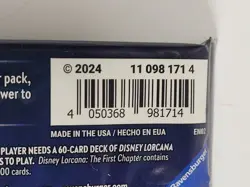 1x Sealed Disney Lorcana The First Chapter Booster Pack (Maleficent Ver.) - Image 3