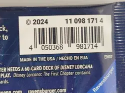 1x Sealed Disney Lorcana The First Chapter Booster Pack (Elsa Ver.) - Image 3