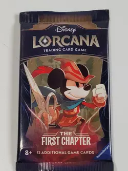 1x Sealed Disney Lorcana The First Chapter Booster Pack (Mickey Ver.) - Image 1