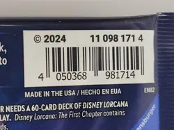 1x Sealed Disney Lorcana The First Chapter Booster Pack (Mickey Ver.) - Image 3