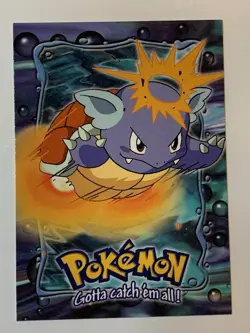 1999 Topps Pokemon Movie Edition #E8 Wartortle Blue Logo (A) FREE COMBINED SHIP - Image 1