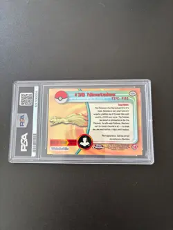 1999 Topps Pokemon Tv Animation Ninetales #38 Holo - Image 2