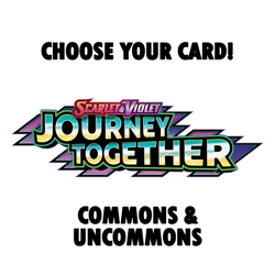 Journey Together Pokemon Singles - Common, Uncommon, Trainer - Choose Your Card! - Image 1