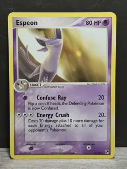 Espeon 16/100 Rare EX Battle Stadium Pokemon Card - Image 1