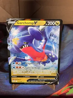 Garchomp V 117/189 - Ultra Rare Holo - Astral Radiance Pokemon Card NM - Image 1