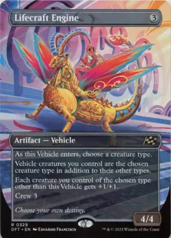Lifecraft Engine (Borderless) R Aetherdrift 329 - LP MTG - Image 1