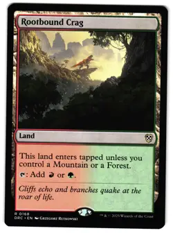 Rootbound Crag 168 - NM - Commander: Aetherdrift R - Image 1