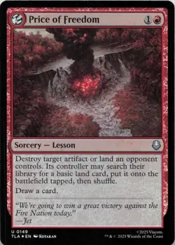 Price of Freedom - FOIL - U Avatar: The Last Airbender 149 - MTG - Image 1