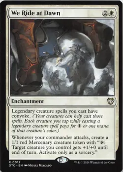 We Ride at Dawn R Commander: Outlaws of Thunder Junction 12 NM MTG - Image 1