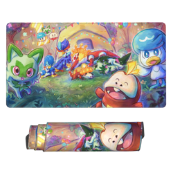 Sprigatito - Board Game Pokemon Playmat Games Mousepad Play Mat of TCG 2924 - Image 1