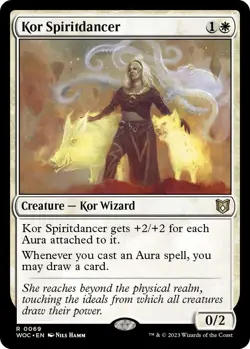 MTG Wilds of Eldraine Commander - Kor Spiritdancer - Image 1