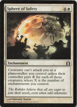 Sphere of Safety U Return to Ravnica 24 - LP MTG - Image 1