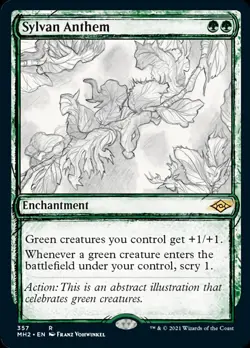 Sylvan Anthem (Sketch) [Modern Horizons 2] - Image 1