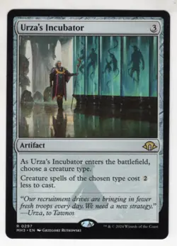 MTG Modern Horizons 3 Rare Card #297 Urza's Incubator - Image 1